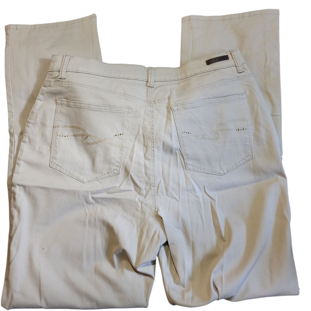 Lee Womens Light Tan Relaxed Jeans